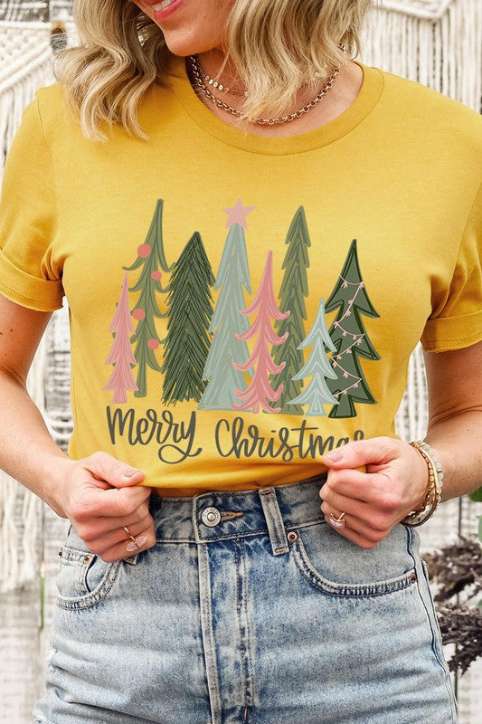 Christmas Tree Merry Christmas Tree Tee