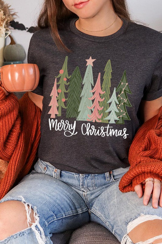 Christmas Tree Merry Christmas Tree Tee