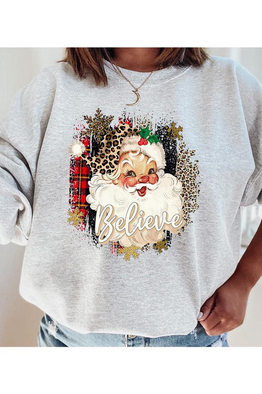 Santa Fleece Sweatshirt