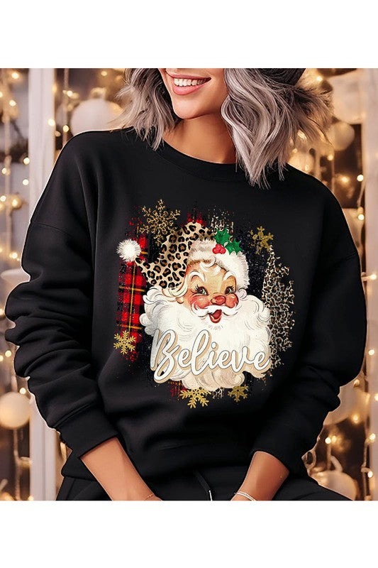 Santa Fleece Sweatshirt