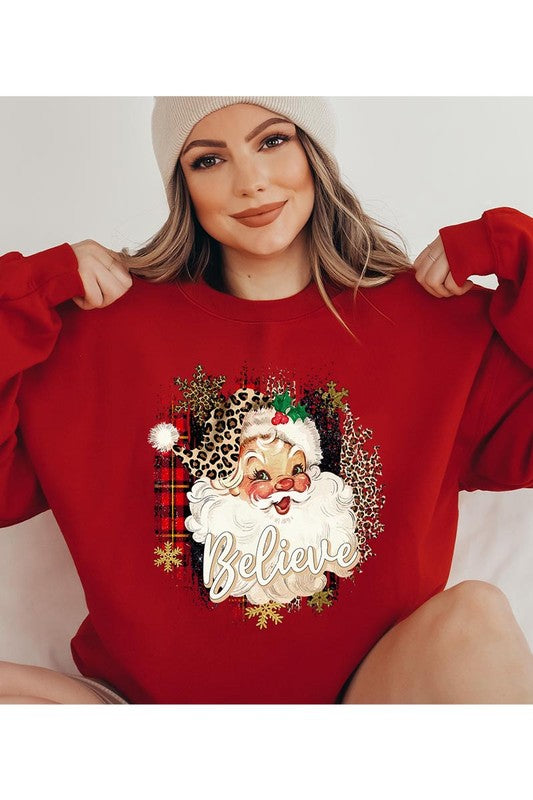 Santa Fleece Sweatshirt