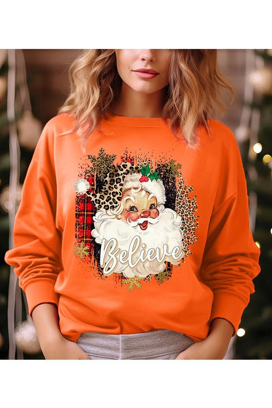 Santa Fleece Sweatshirt