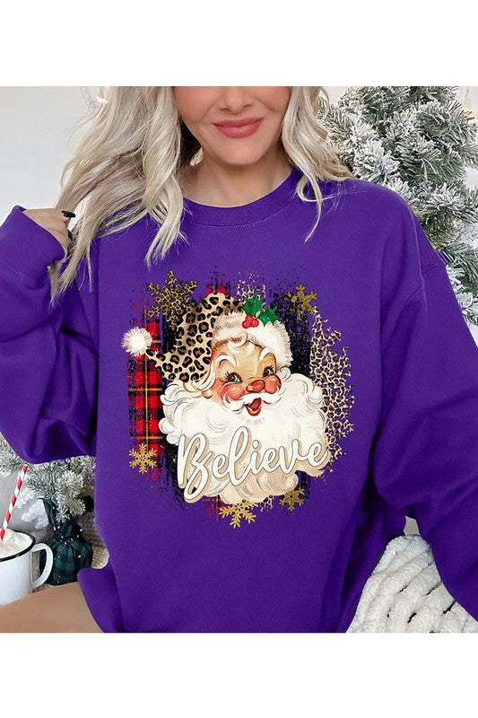 Santa Fleece Sweatshirt