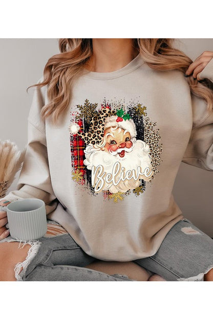 Santa Fleece Sweatshirt