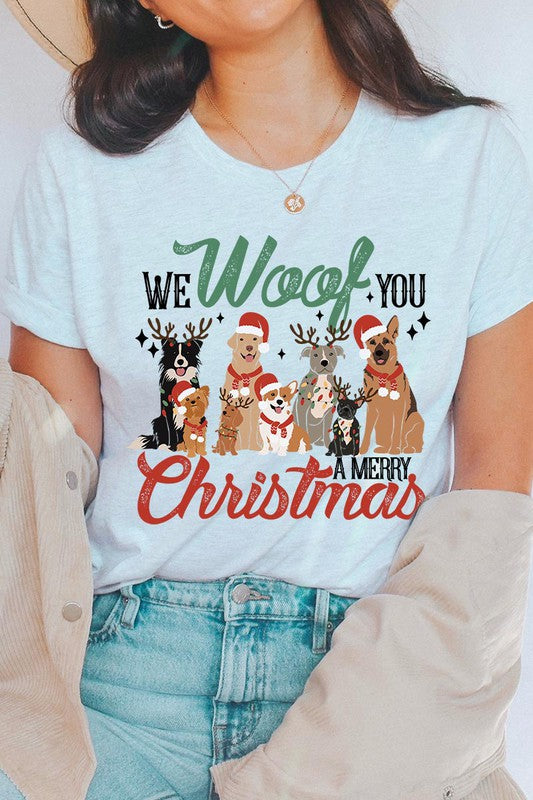 We Woof You A Merry Christmas Tee