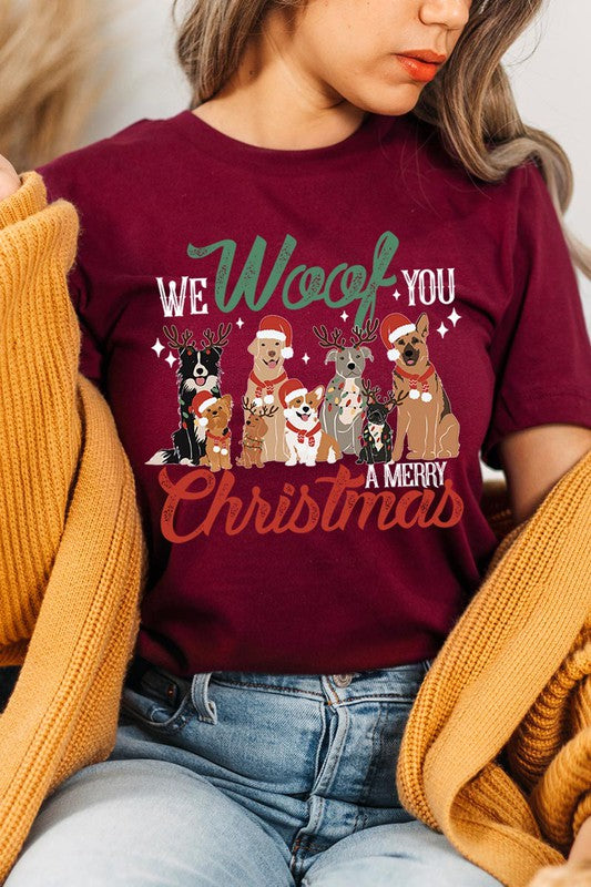 We Woof You A Merry Christmas Tee