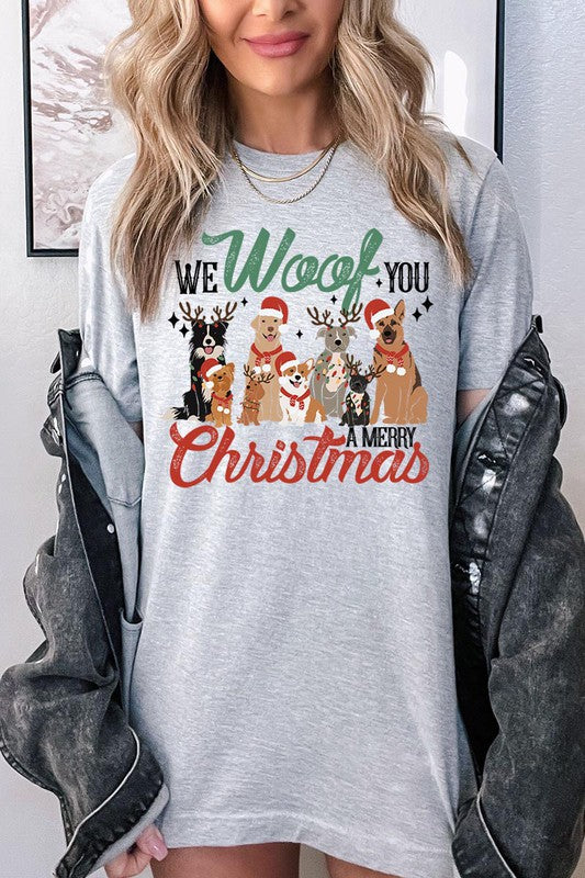 We Woof You A Merry Christmas Tee