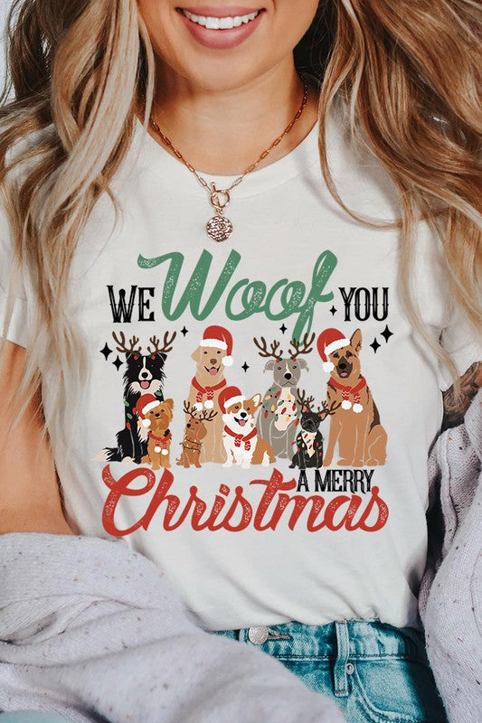 We Woof You A Merry Christmas Tee