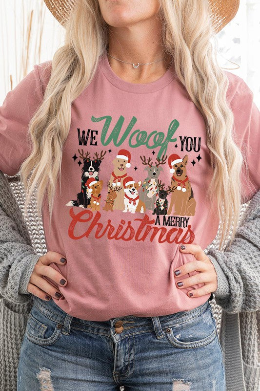 We Woof You A Merry Christmas Tee