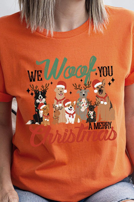 We Woof You A Merry Christmas Tee