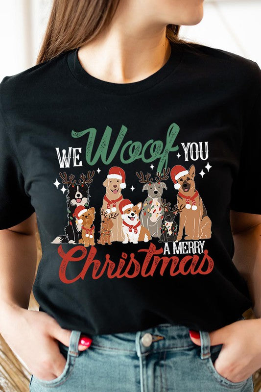 We Woof You A Merry Christmas Tee