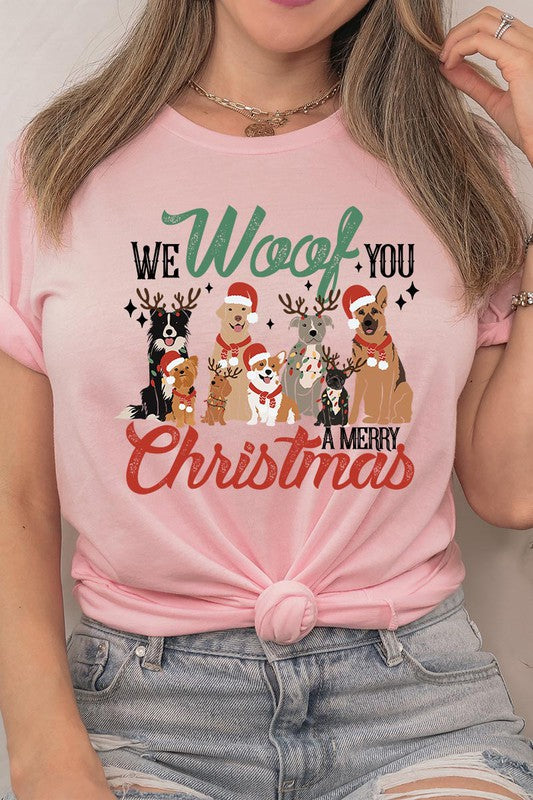 We Woof You A Merry Christmas Tee