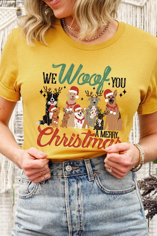 We Woof You A Merry Christmas Tee