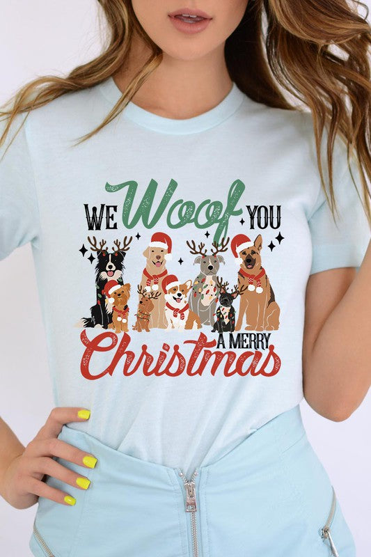 We Woof You A Merry Christmas Tee