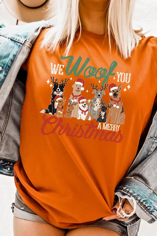 We Woof You A Merry Christmas Tee