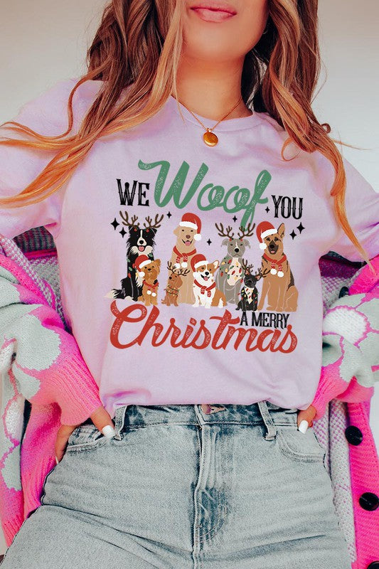 We Woof You A Merry Christmas Tee