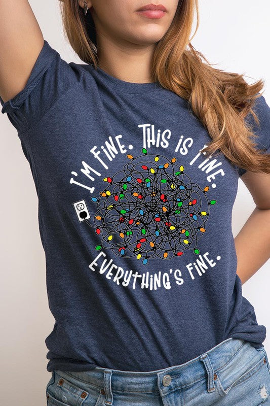 I'm Fine Christmas Tee