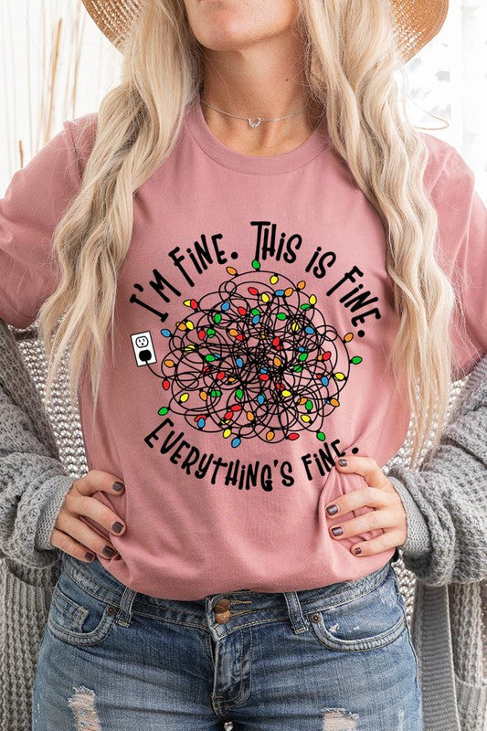 I'm Fine Christmas Tee