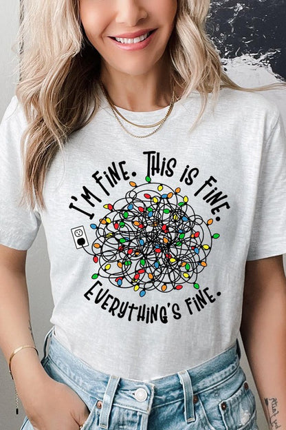 I'm Fine Christmas Tee