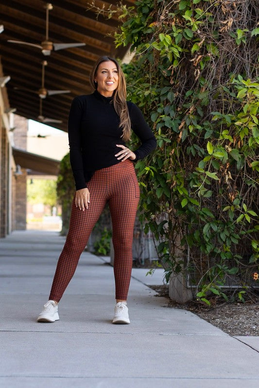 The Autumn Houndstooth Leggings