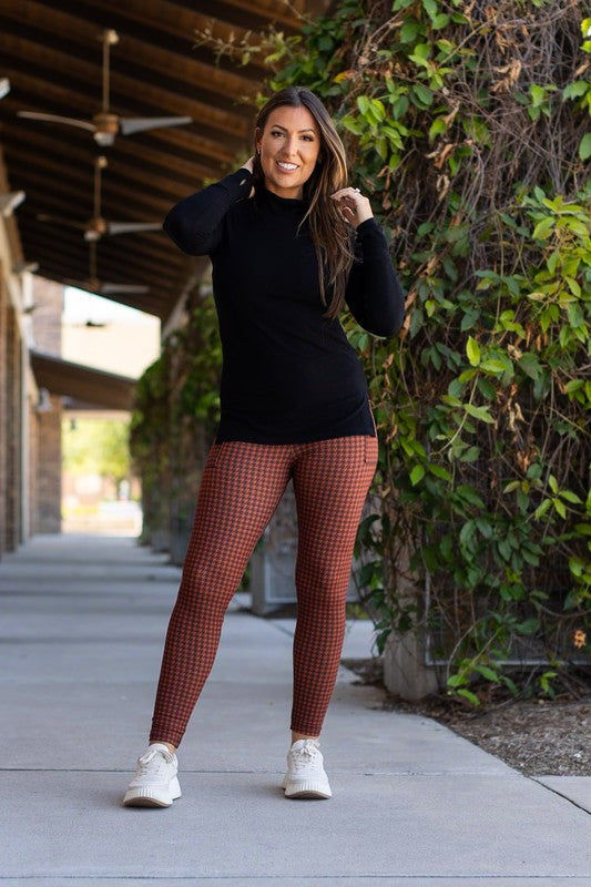 The Autumn Houndstooth Leggings