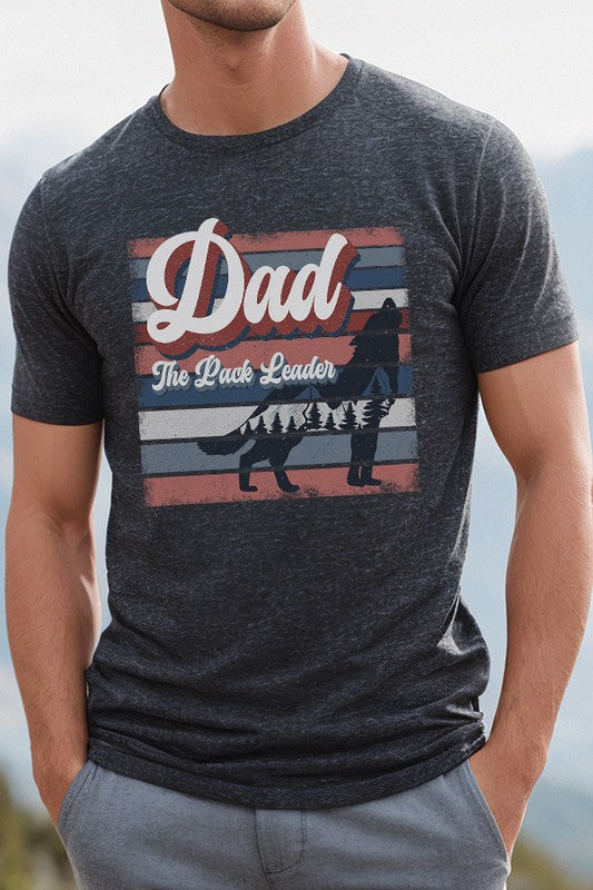 Father's Day Dad The Pack Leader Tee