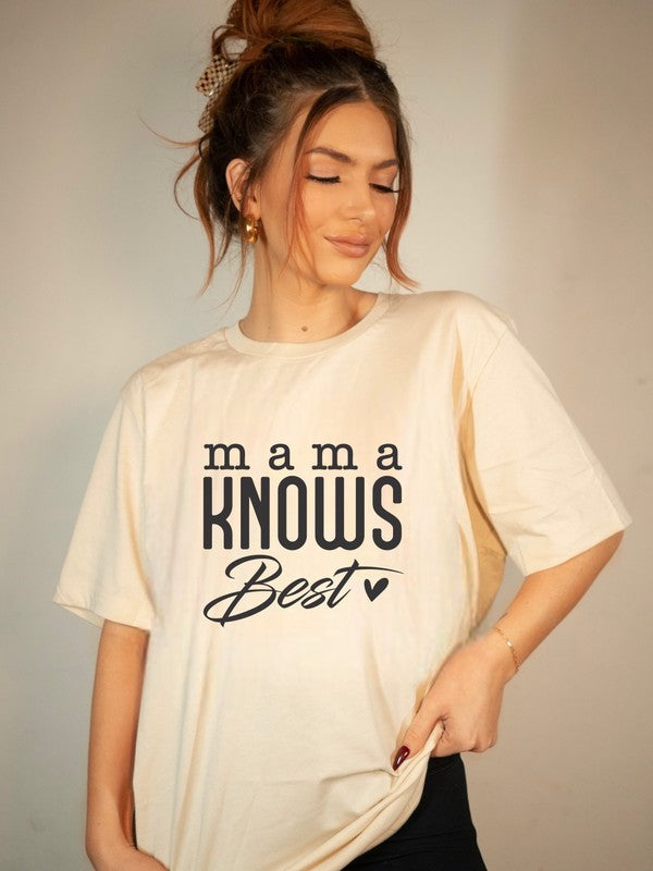 Mama Knows Best Tee-Plus