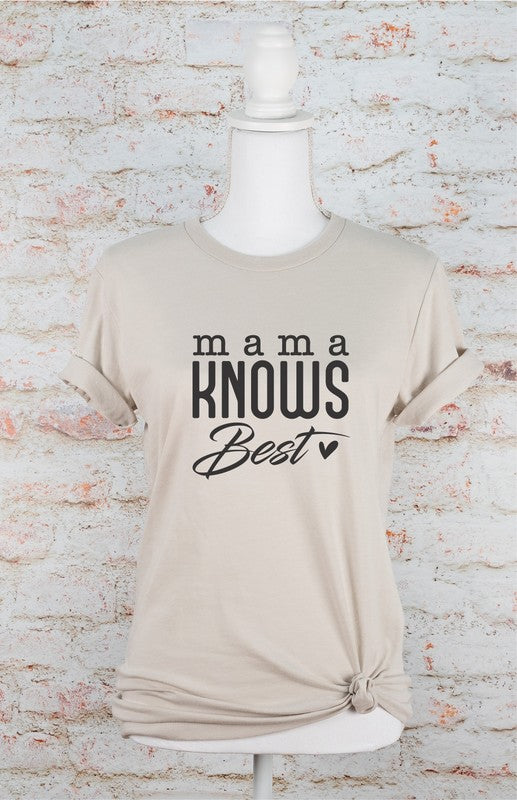 Mama Knows Best Tee-Plus