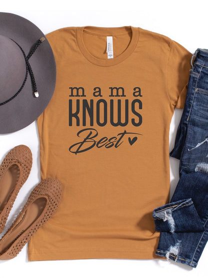 Mama Knows Best Tee-Plus