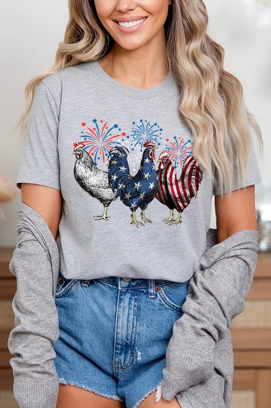 Patriotic USA Chicken Tee