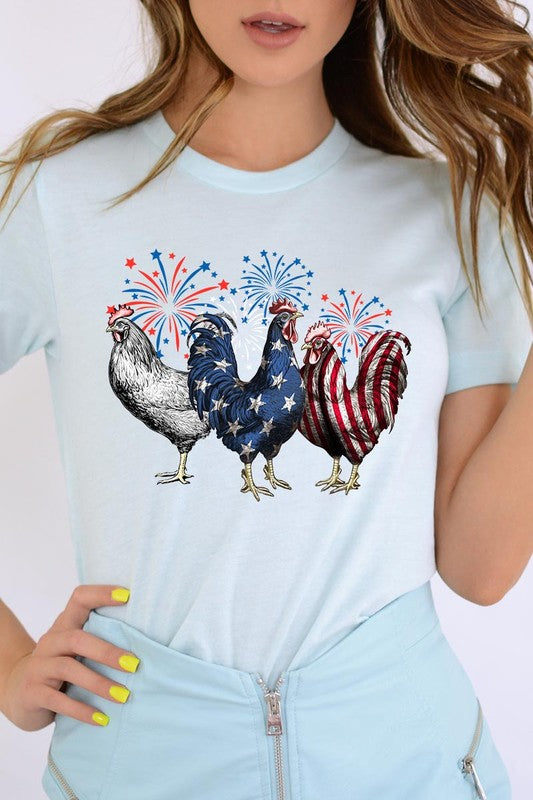 Patriotic USA Chicken Tee