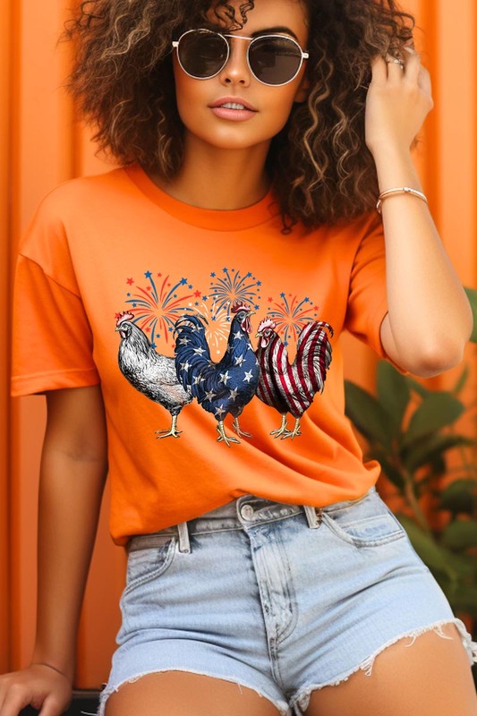 Patriotic USA Chicken Tee