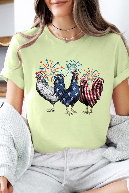 Patriotic USA Chicken Tee