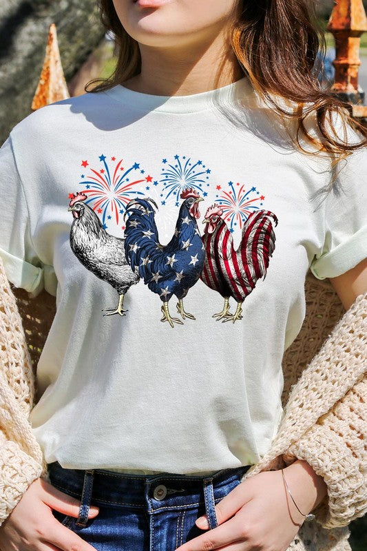 Patriotic USA Chicken Tee