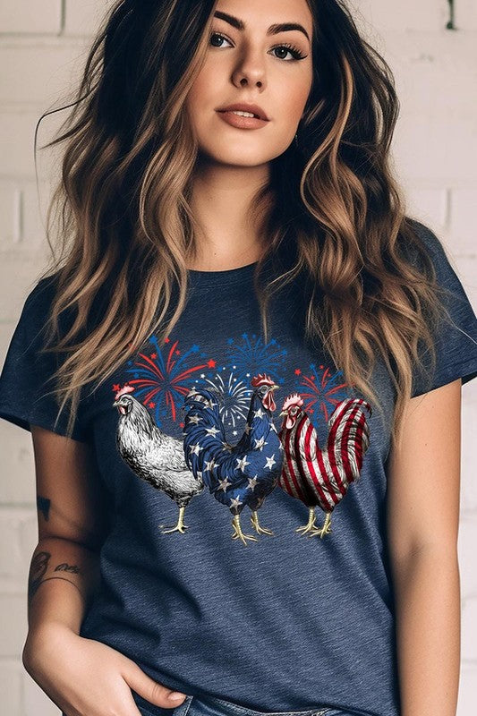 Patriotic USA Chicken Tee