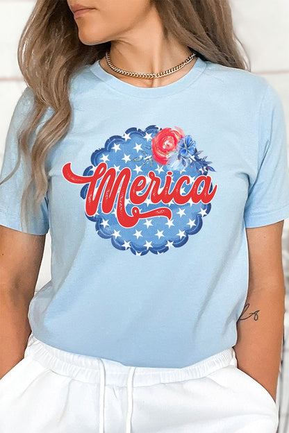 Patriotic Merica Graphic Tee