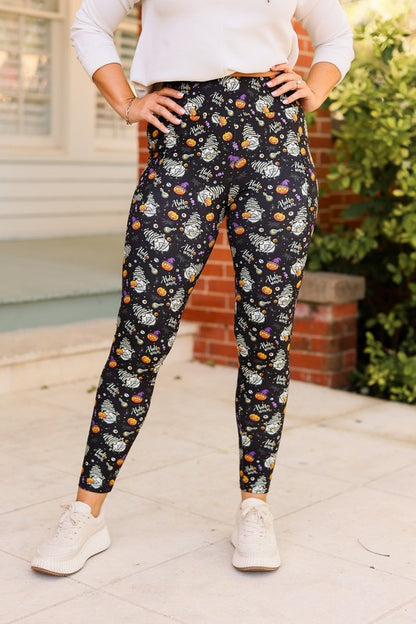 Halloween Gnome Full Length Leggings