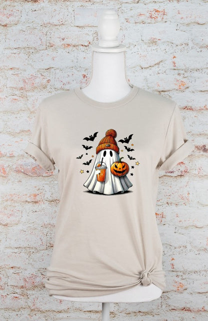 Halloween Ghost Tee-Plus