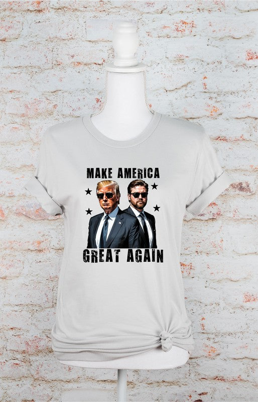 Make America Great Again Trump Vance Tee-Plus