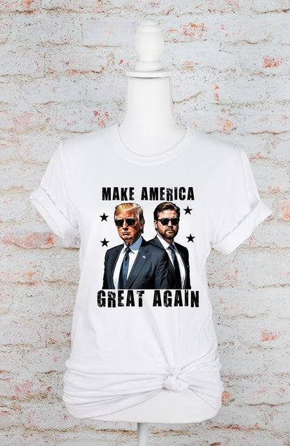 Make America Great Again Trump Vance Tee-Plus