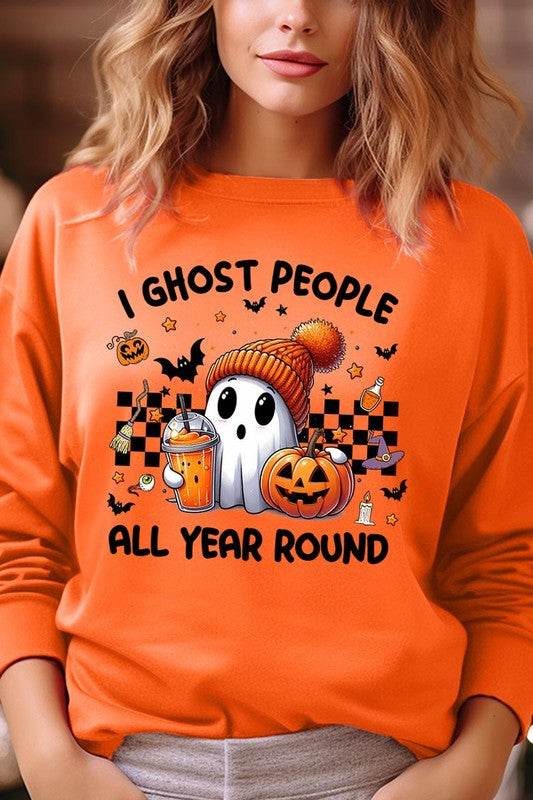 I Ghost People Fleece Sweatshirt