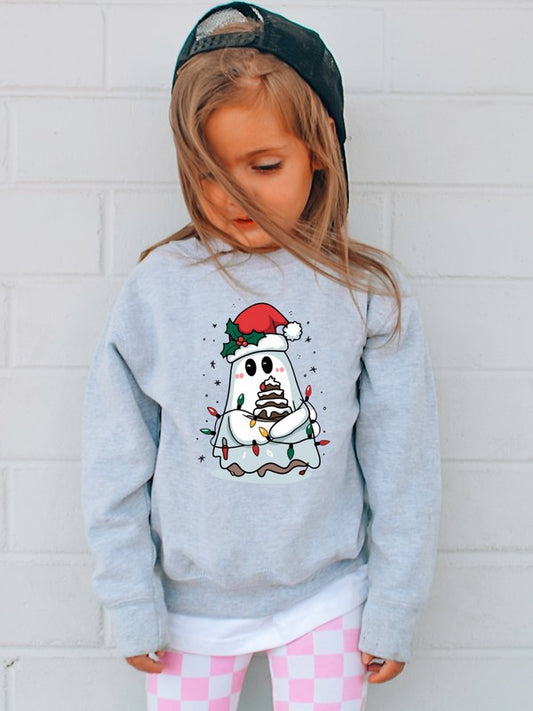 Christmas Ghost YOUTH Graphic Sweatshirt