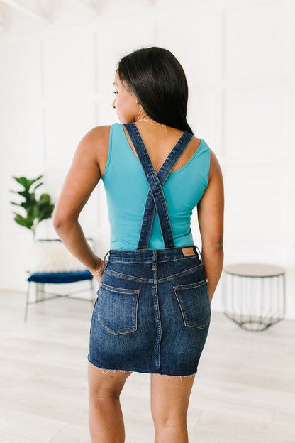 Agnes Denim Overall Dress By Judy Blue