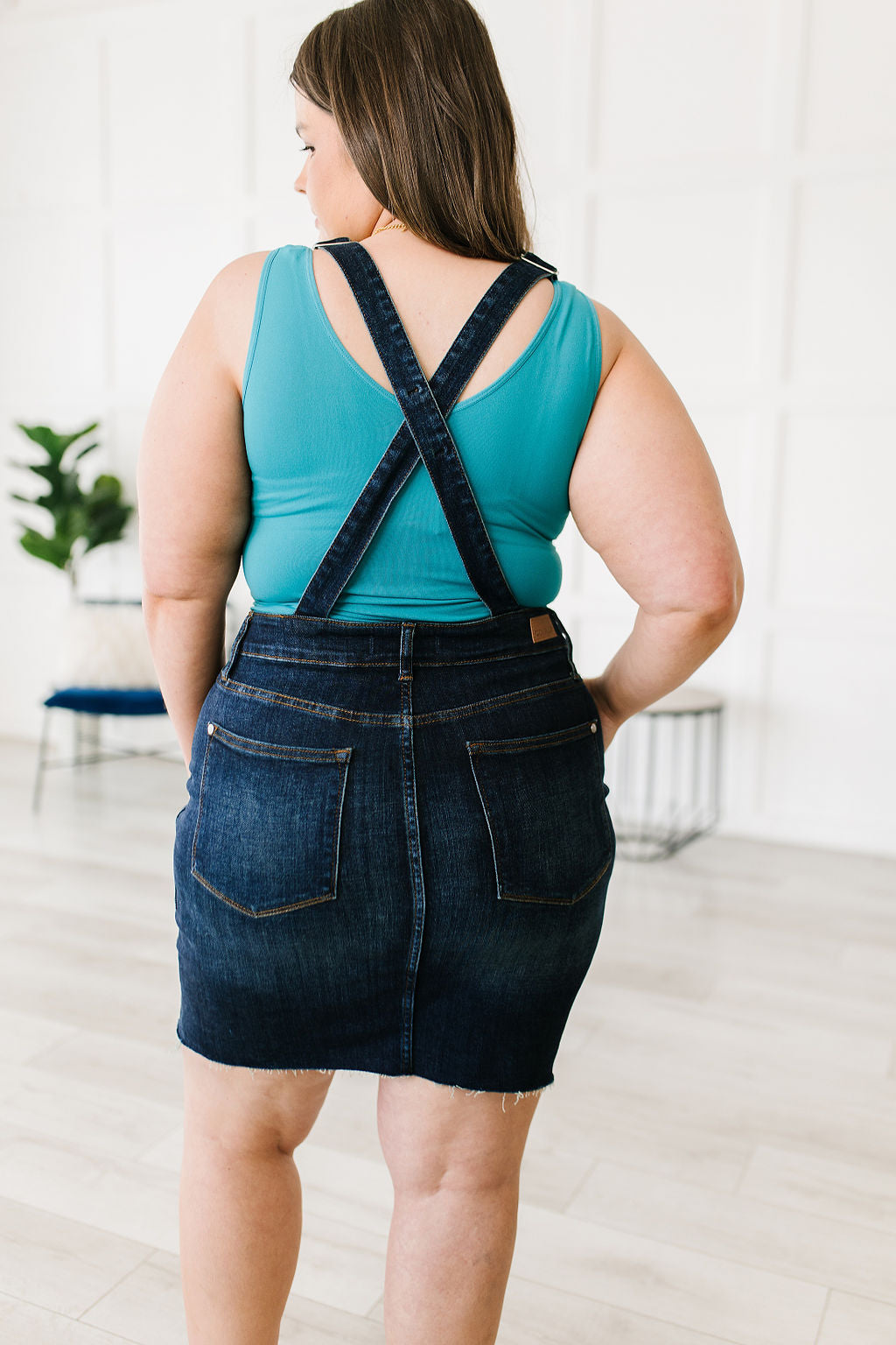 Agnes Denim Overall Dress By Judy Blue
