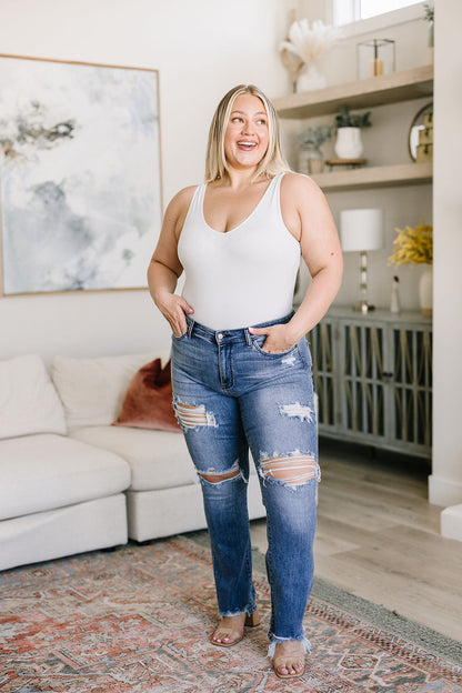 O'Hara Destroyed Judy Blue Straight Jeans
