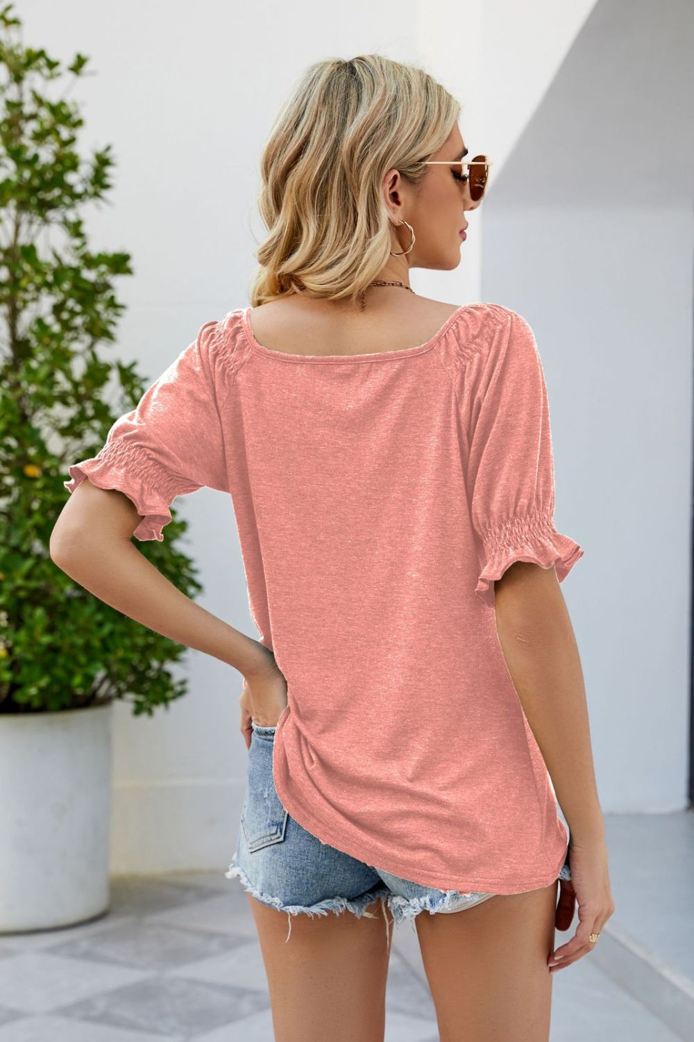 Flounce Sleeve Top