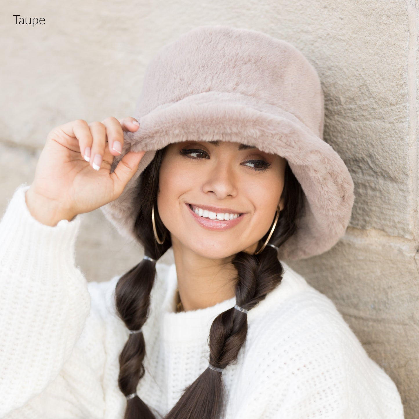Plush Fur Bucket Hat