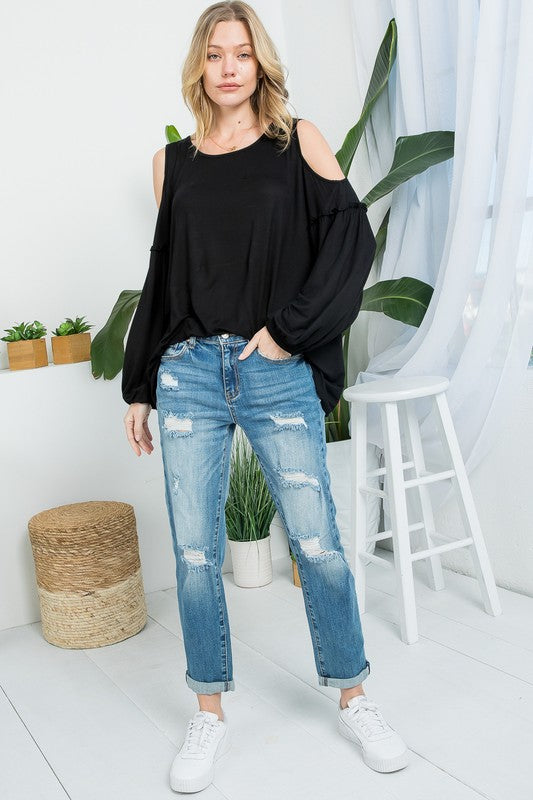 Cold Shoulder Blouse