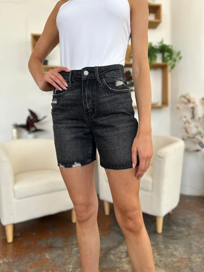 Judy Blue High Waist Rigid Magic Denim Shorts