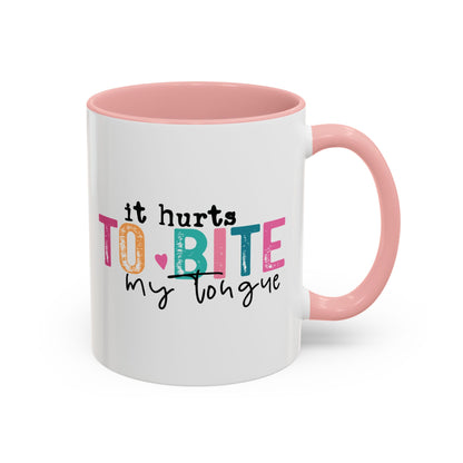 I Speak My Mind Because...Accent Coffee Mug (11, 15oz)